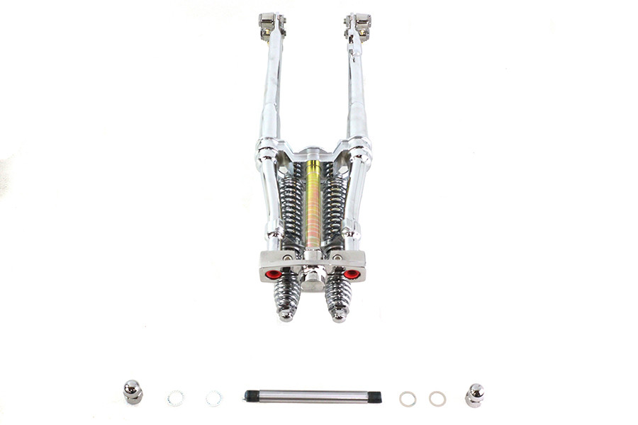 V-Twin - Factory Sample 28 inch Tedd Narrow Spring Fork Assembly Chro