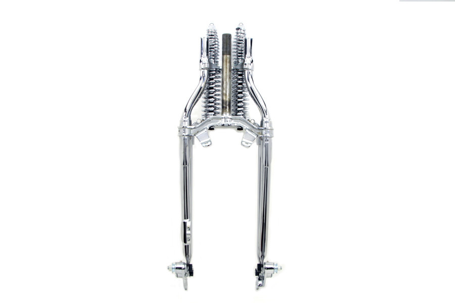 V-Twin - Factory Sample 18 inch Inline Spring Fork Assembly Chrome