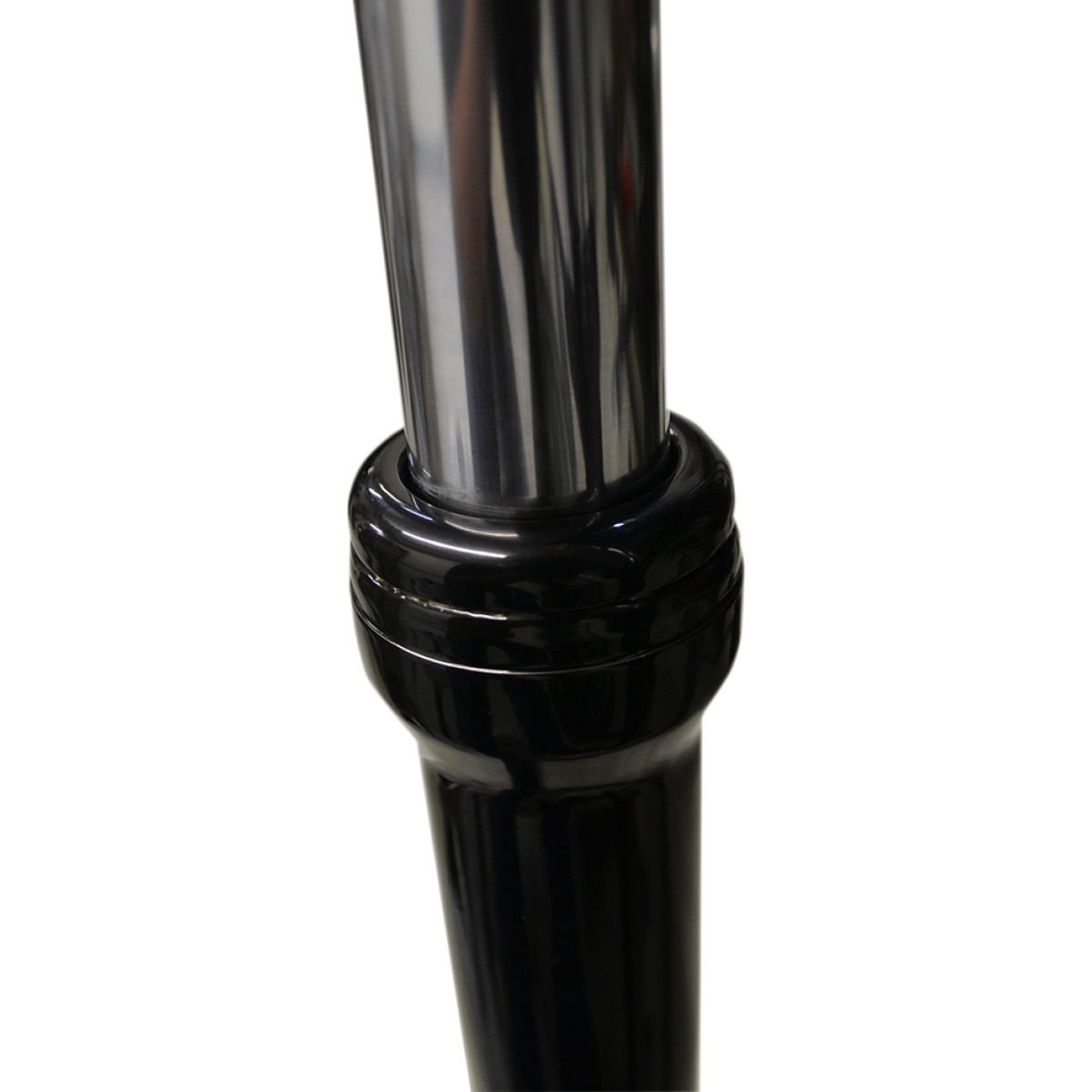 LA Choppers #LA-7503-39B - Fork Boot Cover - 39 mm - Gloss Black Powder-Coat