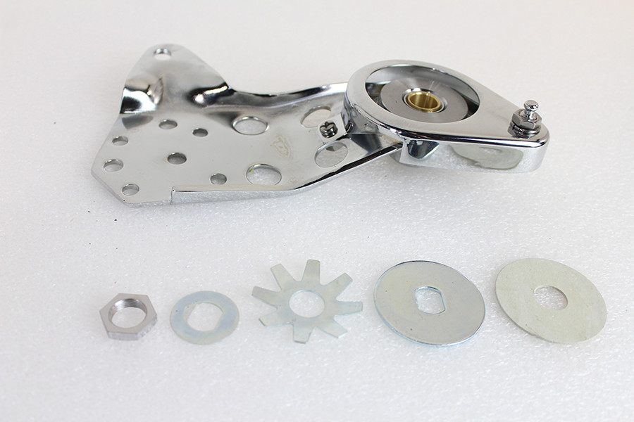 V-Twin #70188 - Rocker Foot Clutch Bracket Chrome