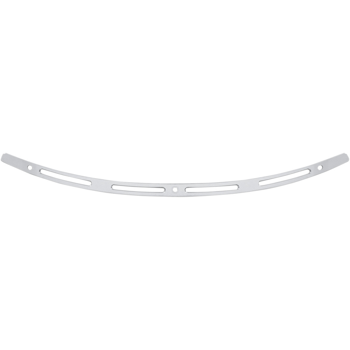 Memphis Shades #MEM0974 - Windshield Trim - Polished - Slots - FLH