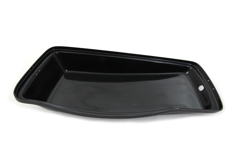 V-Twin - Black Left Saddlebag Lid