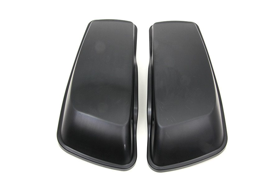 V-Twin - Black Saddlebag Lid Kit