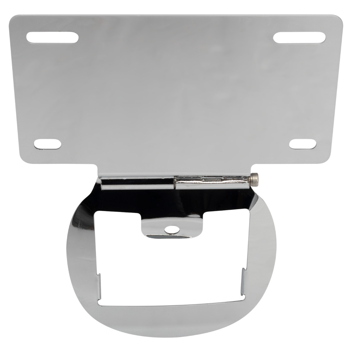 Hogworks License Plate Relocation Mount for Harley-davidson® '14-'25 Touring | Chrome