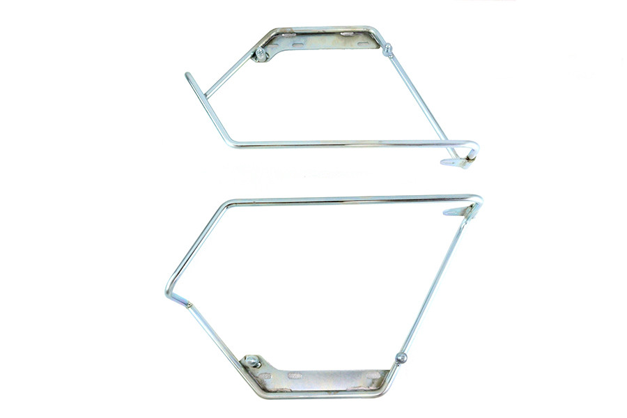 V-Twin - Zinc Saddlebag Mount Bracket Set