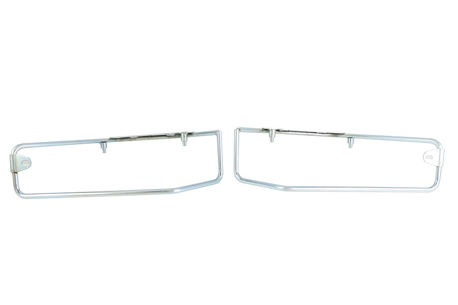 V-Twin - Zinc Saddlebag Mount Bracket Set
