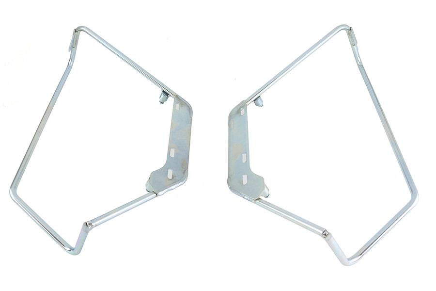 V-Twin - Zinc Saddlebag Mount Bracket Set