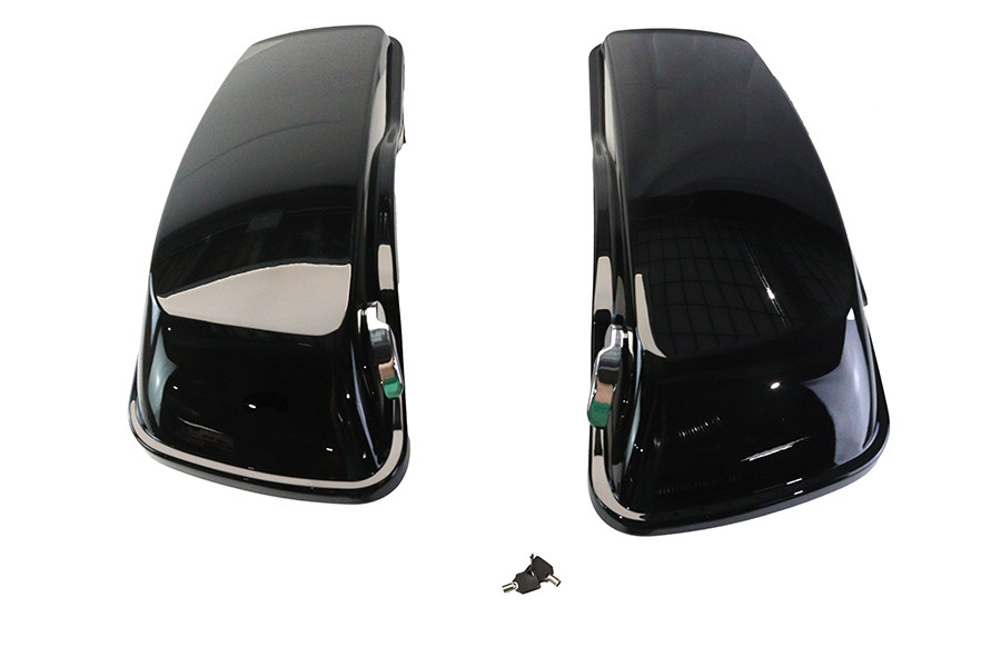 V-Twin - Saddlebag Kit Black