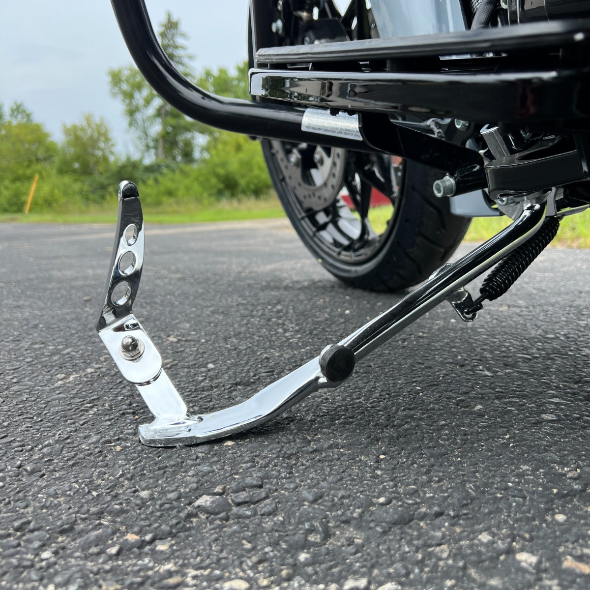 Hogworks Kickstand Jiffy Extender for '91-'25 Harley-davidson® Motorcycles | Chrome