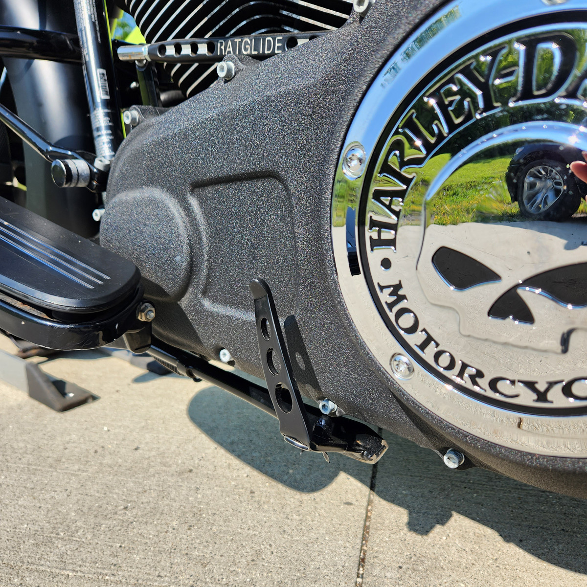 Hogworks Kickstand Jiffy Extender for '91-'25 Harley-davidson® Motorcycles | Black