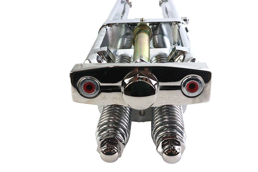 V-Twin - D+D Narrow Spring Fork Assembly Chrome 21 inch