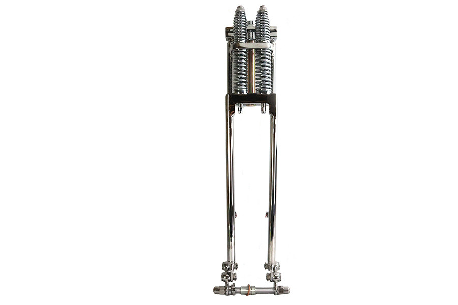 V-Twin - D+D Narrow Spring Fork Assembly Chrome 23 inch