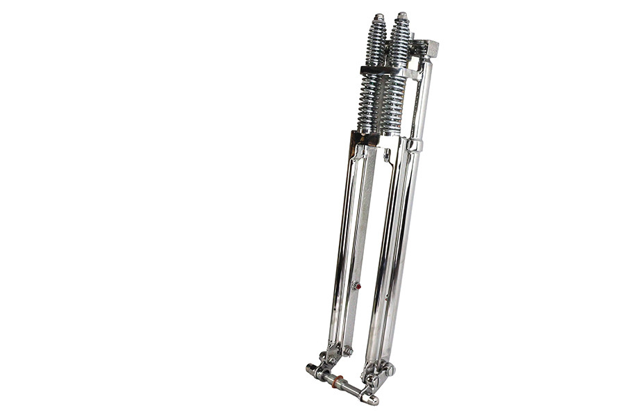 V-Twin - D+D Narrow Spring Fork Assembly Chrome 23 inch