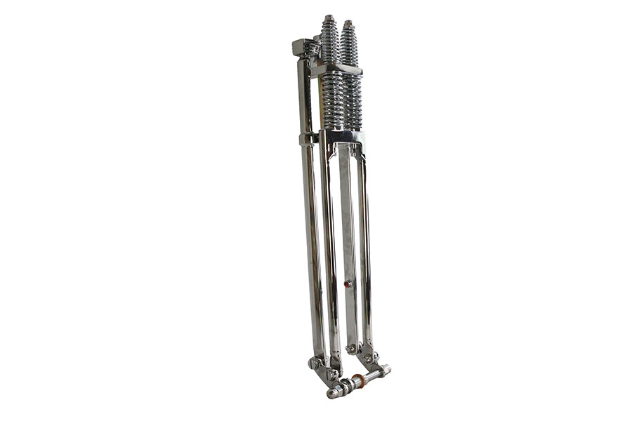 V-Twin - D+D Narrow Spring Fork Assembly Chrome 23 inch