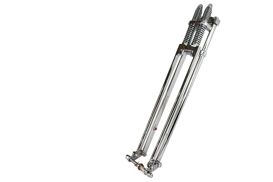V-Twin - D+D Narrow Spring Fork Assembly Chrome 29 inch