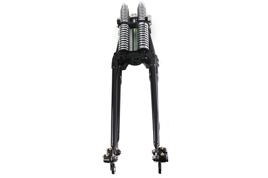 V-Twin - 18 inch Tedd Narrow Spring Fork Assembly Black