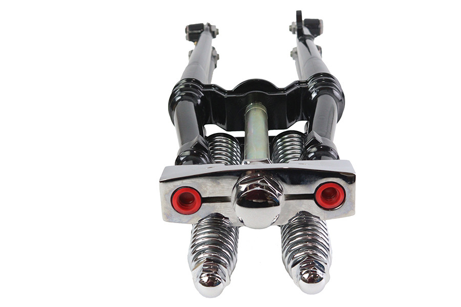 V-Twin - 18 inch Tedd Narrow Spring Fork Assembly Black