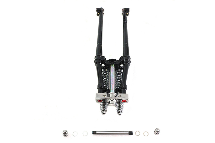 V-Twin #WT002B-20 - 20 inch Tedd Narrow Spring Fork Assembly Black