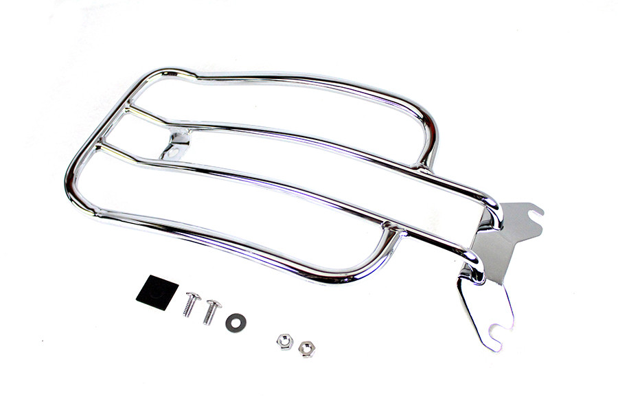 V-Twin #70908 - 7 inch Solo Luggage Rack Chrome
