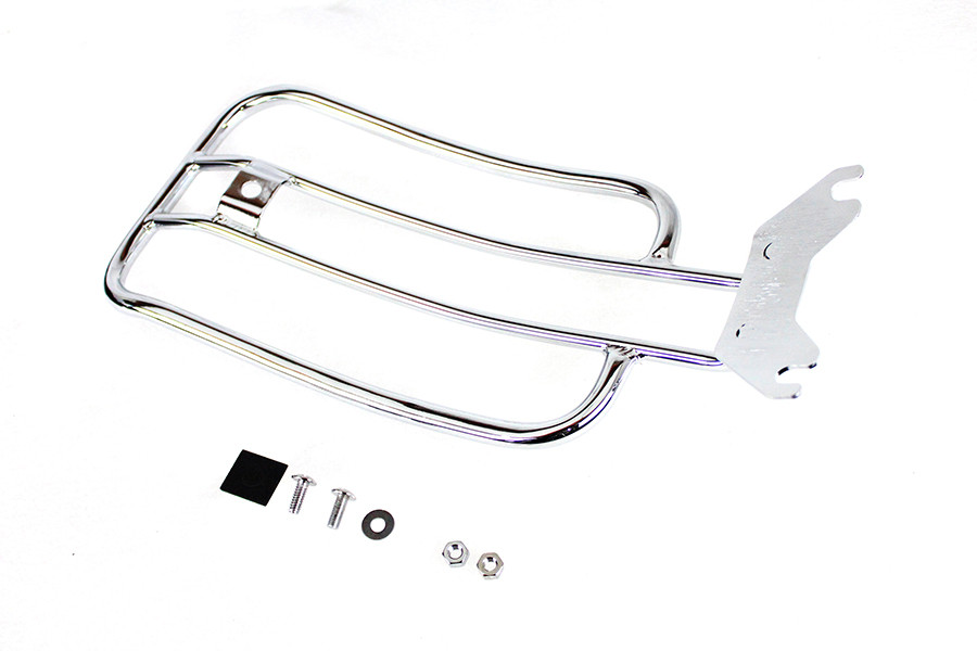 V-Twin #70908 - 7 inch Solo Luggage Rack Chrome