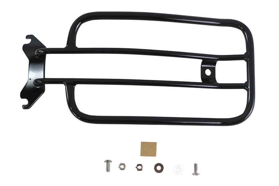 V-Twin #70908B - 7 inch Solo Luggage Rack Black