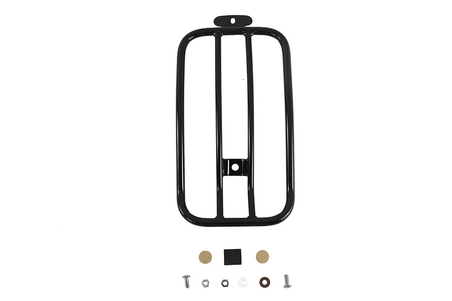 V-Twin #70912B - 7 inch Solo Luggage Rack Black