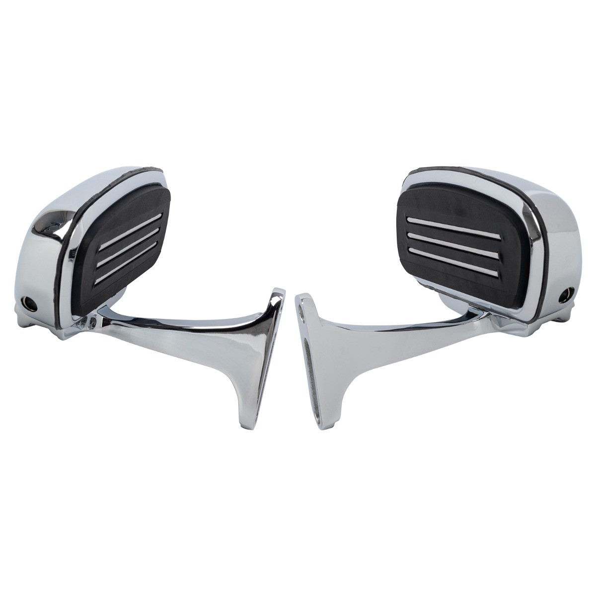 Hogworks Passenger Floorboards for Harley® Touring & Softail '94-'25 | Chrome