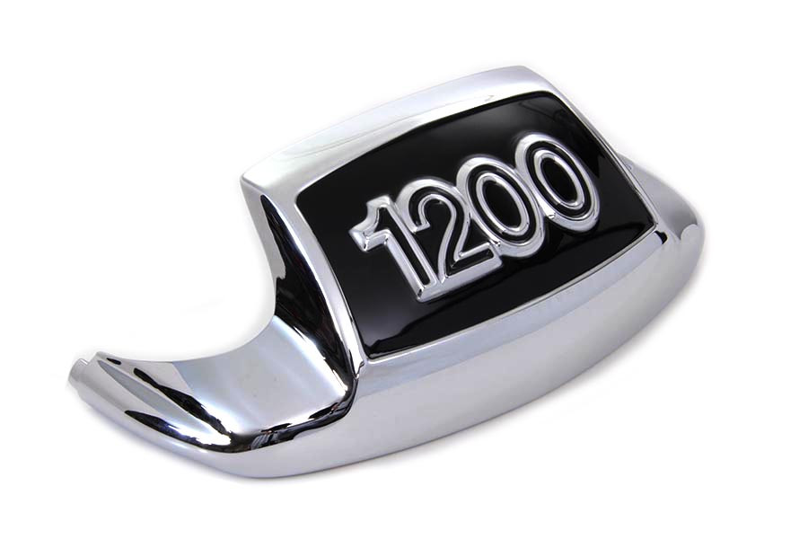 Wyatt Gatling #ST80034F - Chrome and Black Front Fender Tip  inch1200 inch
