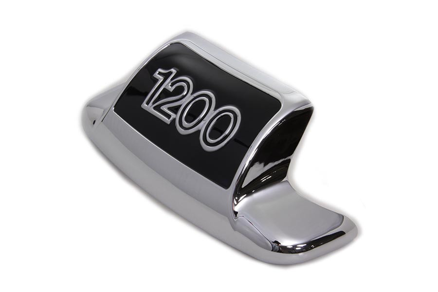 Wyatt Gatling #ST80034R - Chrome and Black Rear Fender Tip  inch1200 inch