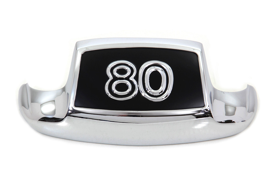 Wyatt Gatling #ST80033R - Chrome Front Fender Tip  inch80 inch with Inlay