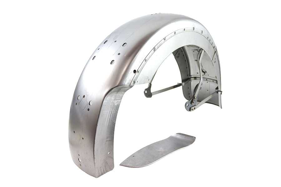 V-Twin - Raw Rigid Rear Fender Assembly