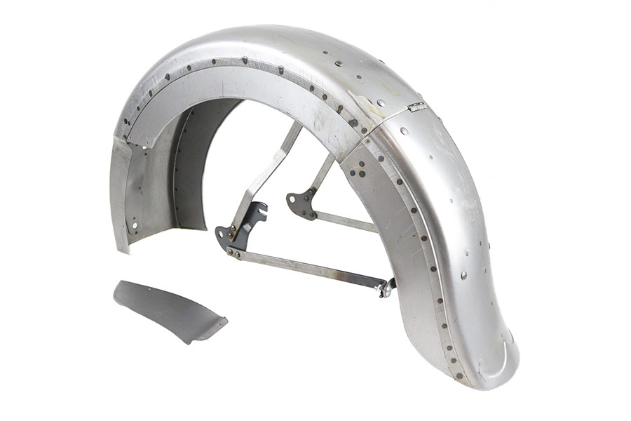 V-Twin - Raw Rigid Rear Fender Assembly