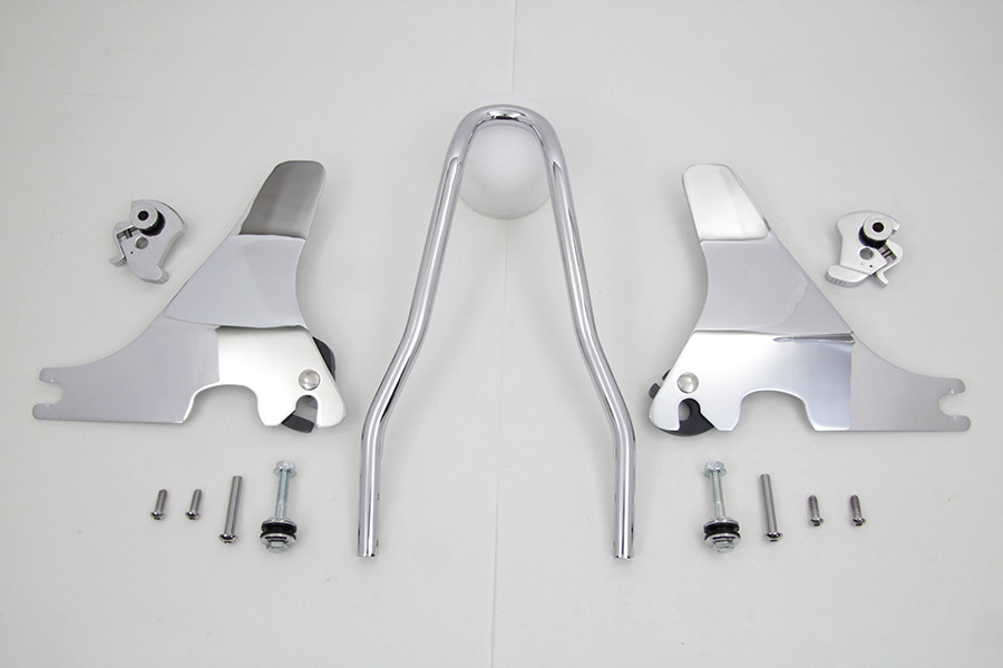 V-Twin - 13 inch Sissy bar Kit Chrome