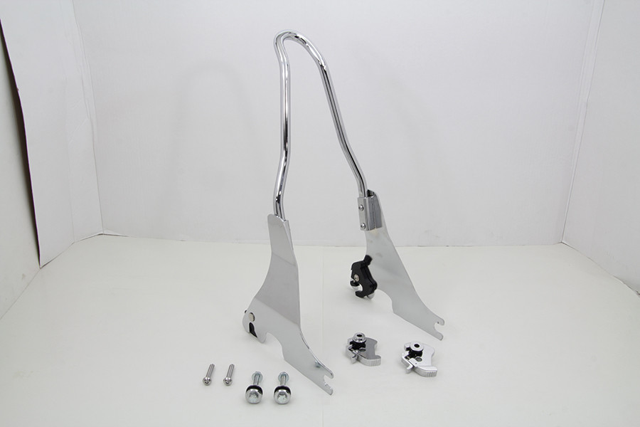 V-Twin - 13 inch Sissy bar Kit Chrome