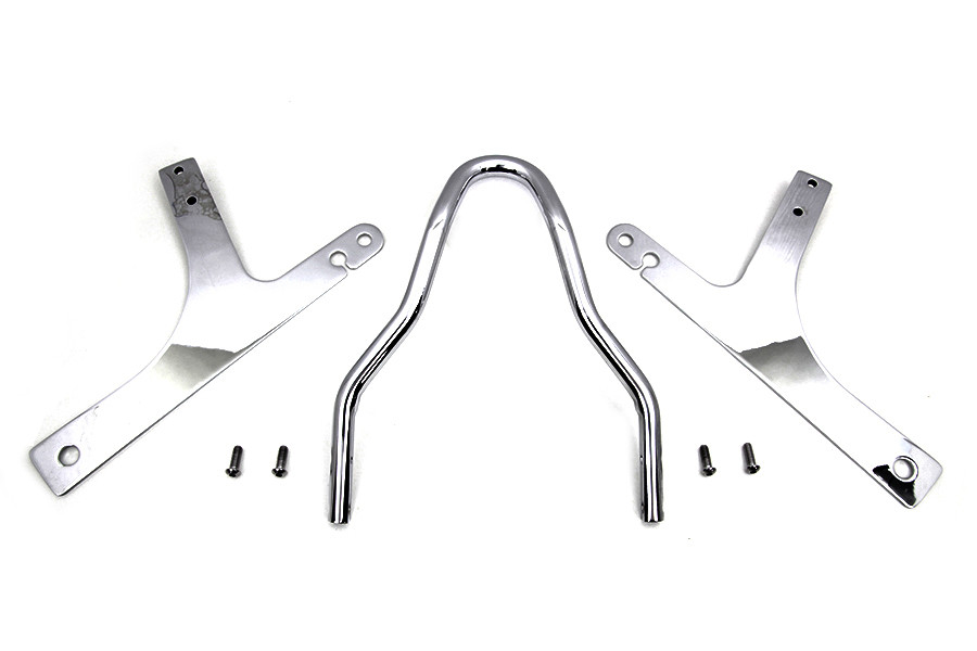 V-Twin - 10 inch Sissy Bar Kit Chrome