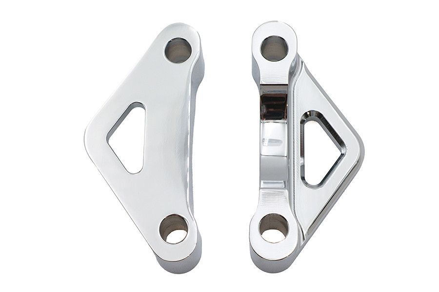 Wyatt Gatling - Front Fender Mount Spacer Set Chrome