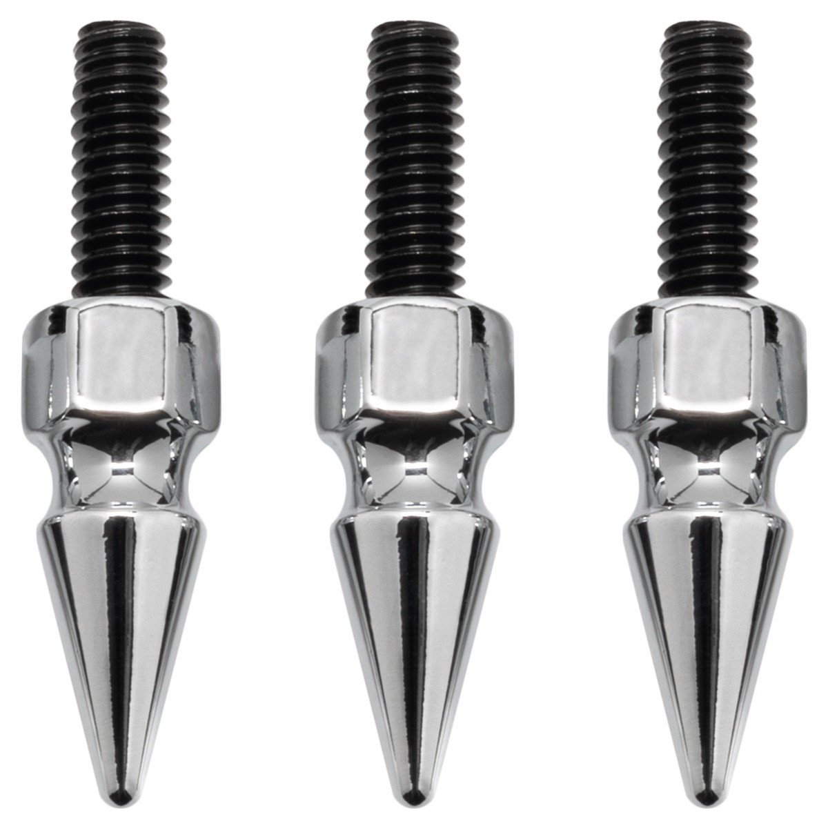 Hogworks Spiked Windshield Bolts in Chrome for Harley® Touring '96-'13