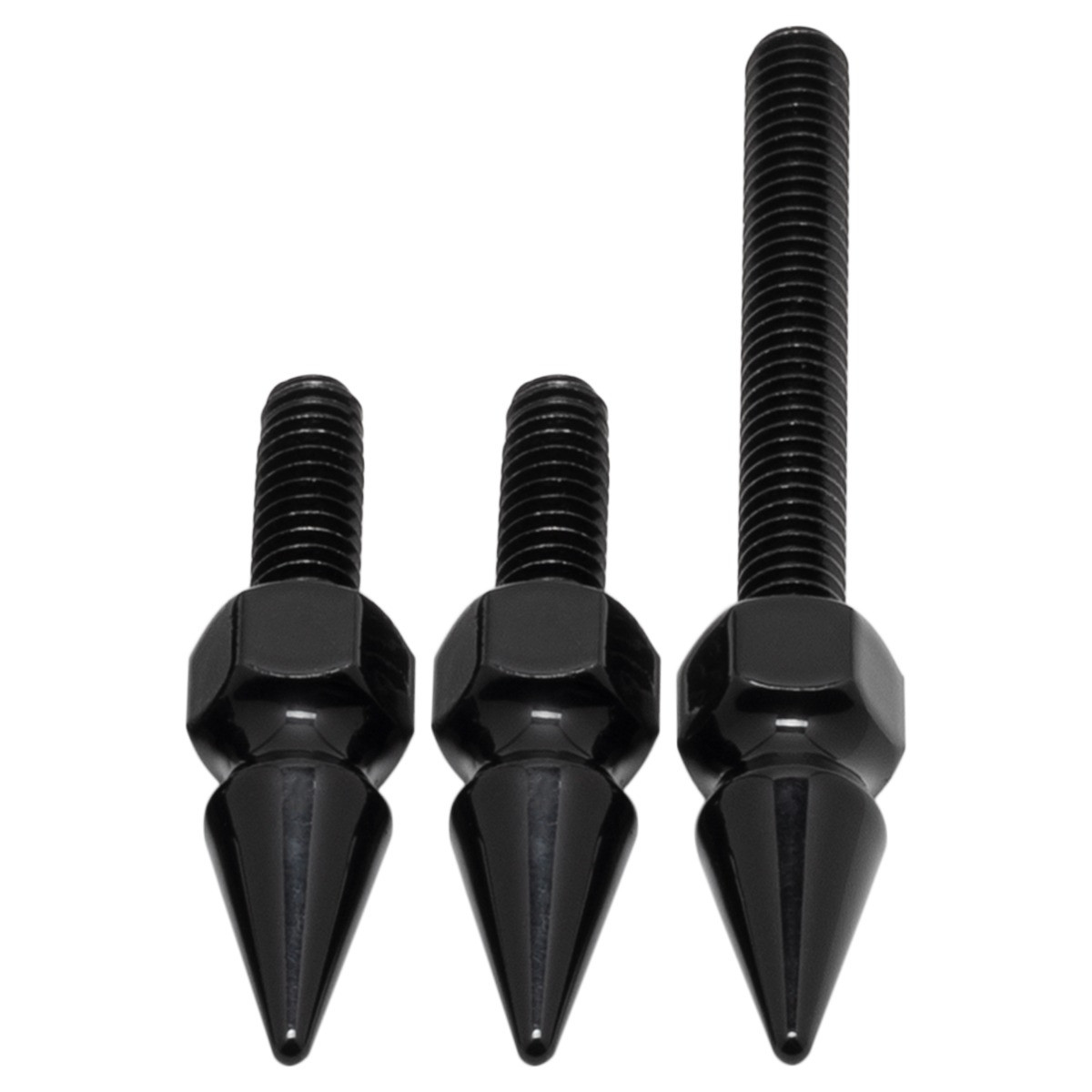 Hogworks Spiked Windshield Bolts in Black for Harley® Touring '14-'25