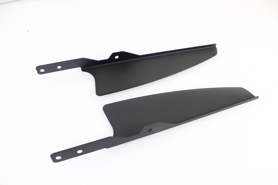 Wyatt Gatling #77495B - Black Windshield Deflector Set