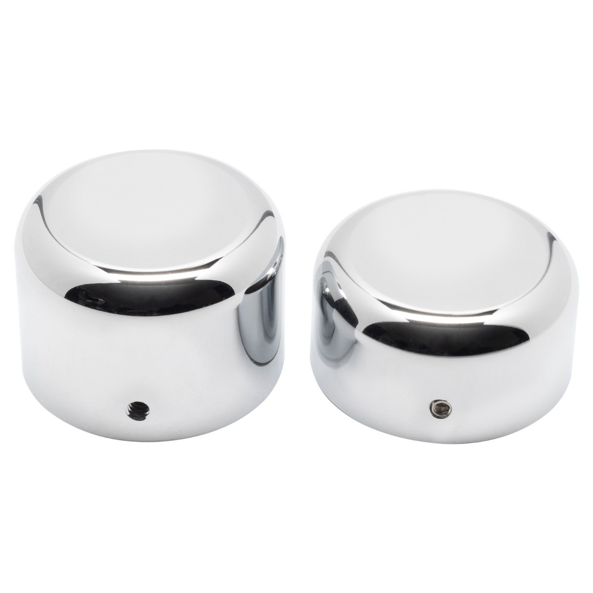 Hogworks Softail & Dyna Rear Axle Nut Covers for Harley-davidson® | Chrome