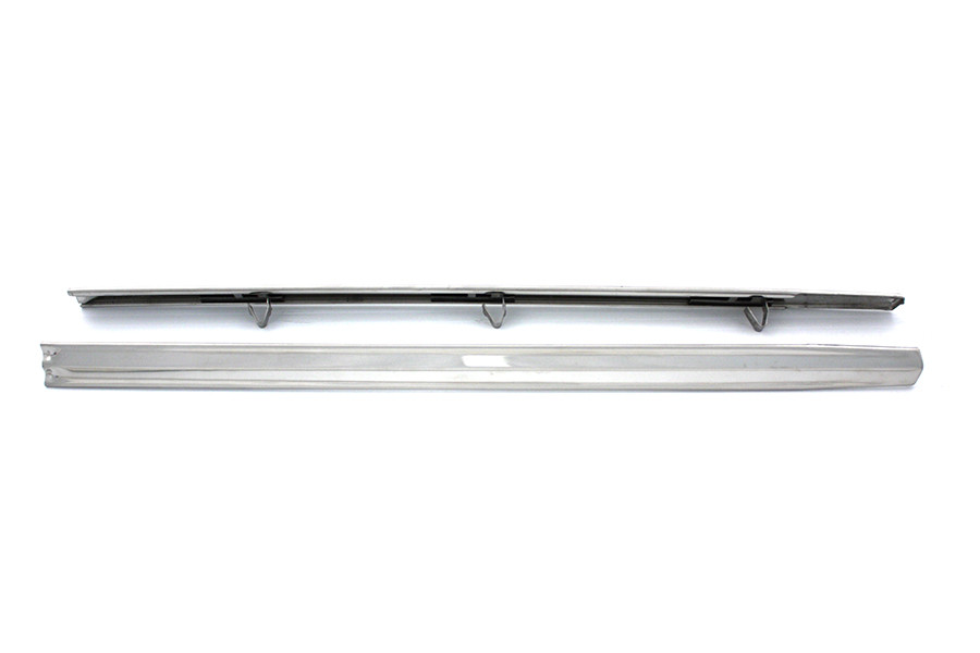 Wyatt Gatling #71768S - Stainless Steel Front Fender Trim Side Rails