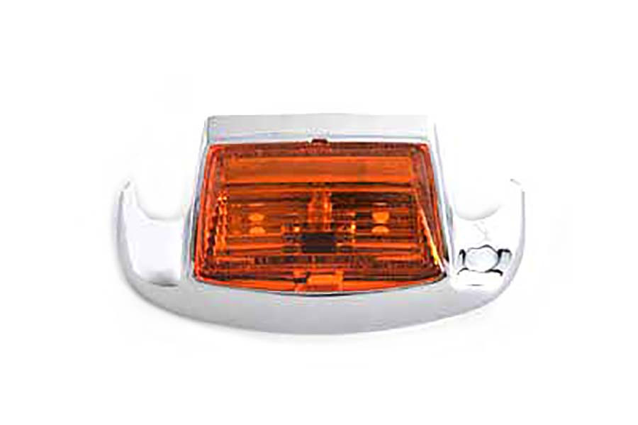 Wyatt Gatling #70757 - Chrome Front Fender Tip with Light