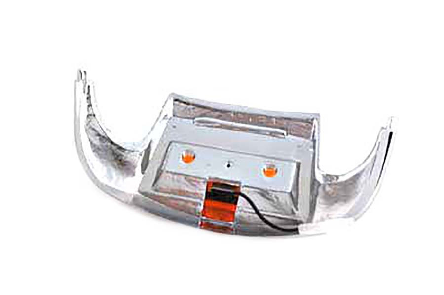 Wyatt Gatling #70757 - Chrome Front Fender Tip with Light