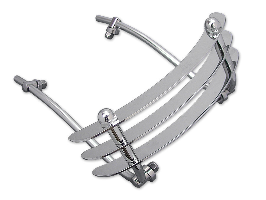 Wyatt Gatling #77082 - Chrome Front Fender Trim Bumper Grill