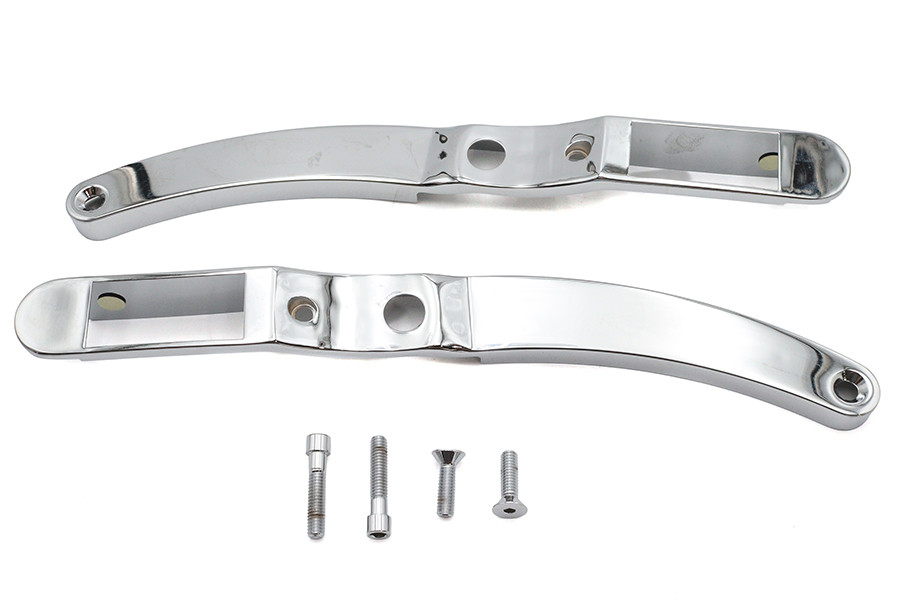 Wyatt Gatling - Rear Fender Strut Cover Set Chrome