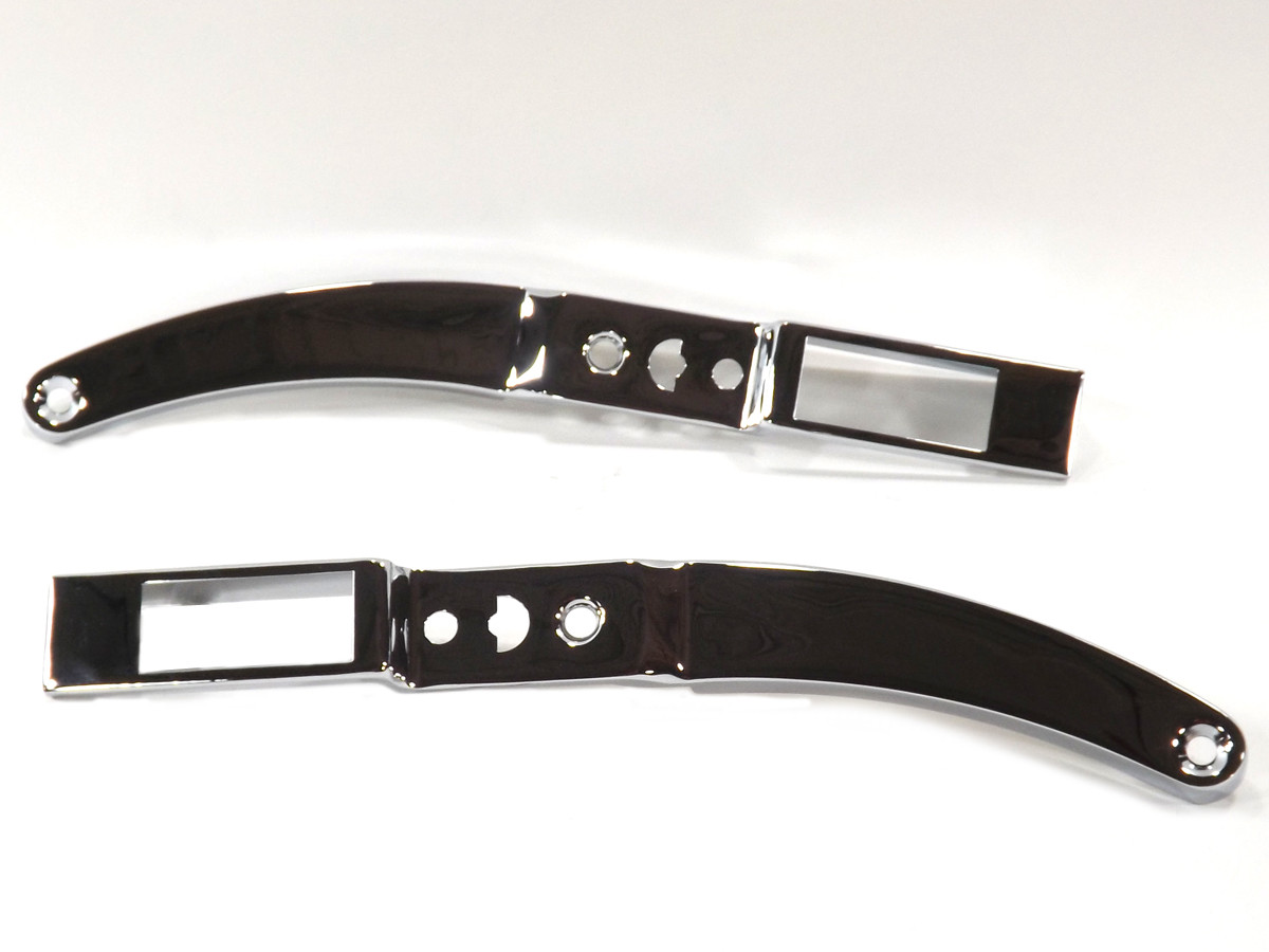 Wyatt Gatling - Rear Fender Strut Cover Set Chrome