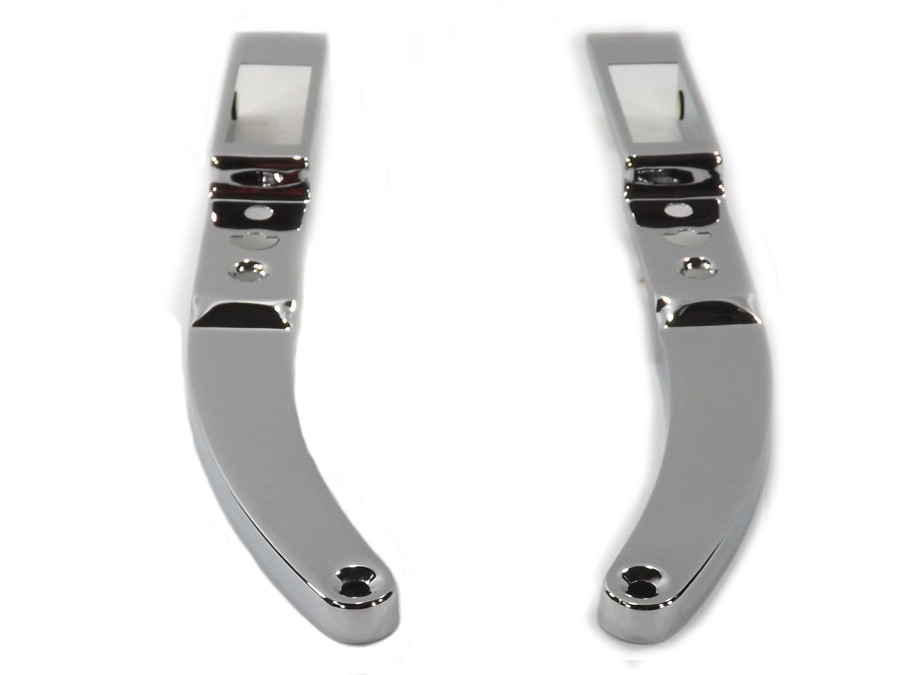 Wyatt Gatling - Rear Fender Strut Cover Set Chrome