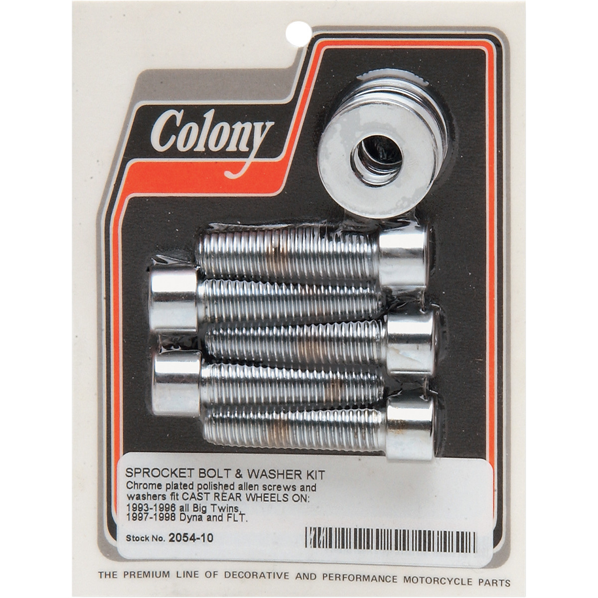 Colony #2054-10 - Mounting Hardware Kit with Washers - Sprocket/Belt Pulley - Socket-Head - 1-3/4"