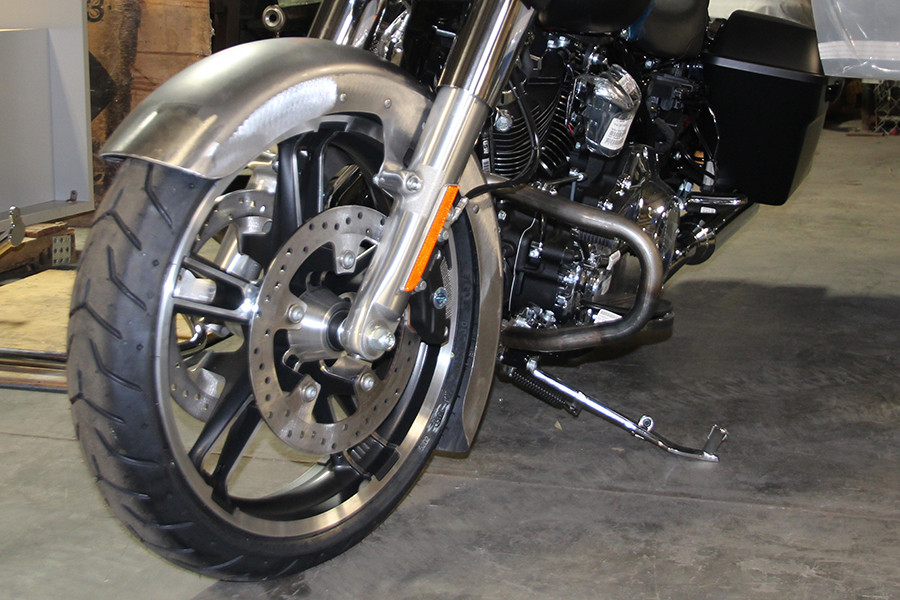 Wyatt Gatling - FLT Wrapped Steel Front Fender Raw