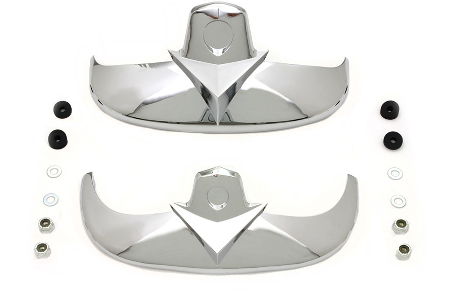 V-Twin - Chrome Fender Tip Set